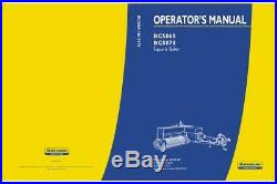 New Holland Bc5060 Bc5070 Square Baler Operator`s Manual