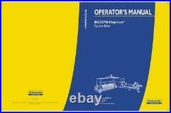 New Holland Bc5070 Hayliner Square Baler Operator`s Manual