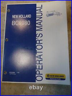 New Holland Bc5080 Baler Operator`s Manual