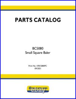 New Holland Bc5080 Small Square Baler Parts Catalog New Holland Bc5080 Small Square Baler Parts Catalog