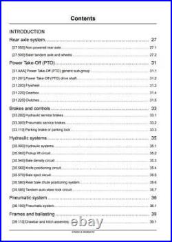 New Holland Big Baler 230/330/340 Plus Service Manual 51665914 PDF/USB