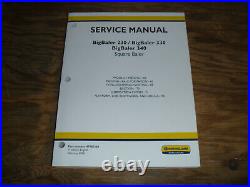 New Holland BigBaler 230 330 340 Square Baler Feeding Shop Service Repair Manual