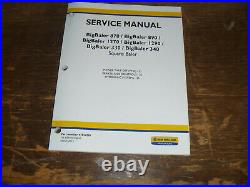 New Holland BigBaler 330 340 Square Baler Hydraulic Shop Service Repair Manual