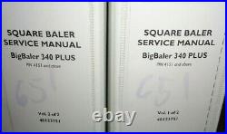 New Holland BigBaler 340 Plus Baler Service Shop Repair Workshop Manual ORIGINAL