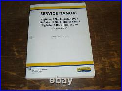 New Holland BigBaler 870 890 Square Baler Electrical Wiring Diagrams Manual
