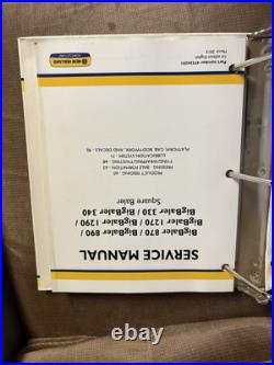 New Holland Bigbaler 870 890 1270 1290 330 340 Square Baler Service Manual