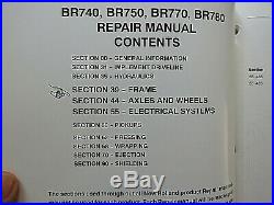 New Holland Br 740 750 770 780 Big Roll Baler Frame Axles Electrical Serv Manual
