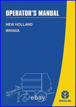 New Holland Br560a Baler Operators Manual