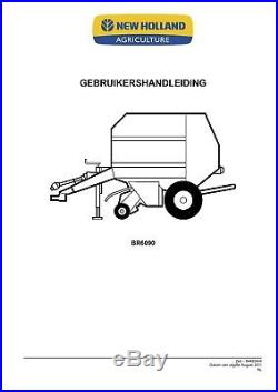 New Holland Br6090 Baler Operators Manual