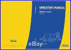 New Holland Br6090 Combi Baler Operators Manual