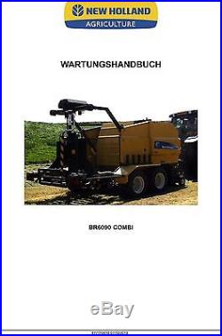 New Holland Br6090 Combi Baler Service Reparaturhandbuch Werkstatthandbuch