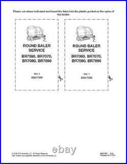 New Holland Br7060 Br7070 Br7080 Br7090 Rd Balers Service Manual