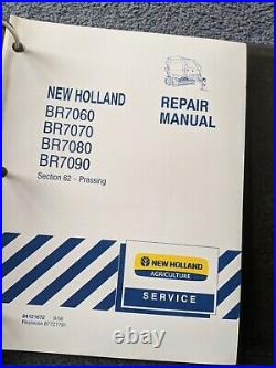 New Holland Br7060 Br7070 Br7080 Br7090 Rd Balers Service Manual Oem 2008 2009