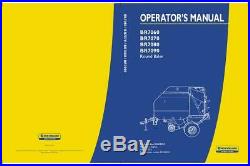 New Holland Br7060, Br7070, Br7080, Br7090 Round Baler Operator`s Manual