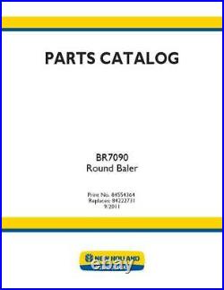 New Holland Br7090 Round Baler Parts Catalog