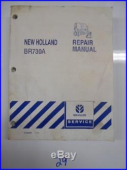 New Holland Br730a Round Baler Service Repair Shop Manual 87364832 11/05
