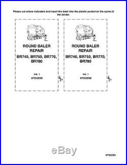 New Holland Br740 Br750 Br770 Br780 Round Balers Complete Service Manual