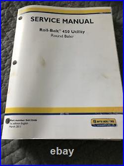 New Holland Complete Roll-belt 450 Utility Round Baler Service Manual