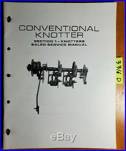 New Holland Conventional Knotters Knotter Section 1 Baler Service Manual 2/70
