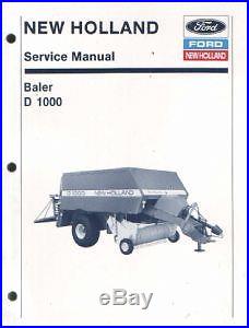 New Holland D1000 Big Baler Service Manual
