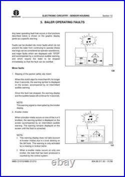 New Holland D1210 4860, D1010 4880, 590, 595 Square Baler Service Manual Repair New Holland D1210 4860, D1010 4880, 590, 595 Square Baler Service Manual Repair