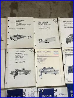 New Holland FORD Implements Operator's Manuals Lot Of 25 Balers Rakes Tedder