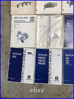 New Holland FORD Implements Operator's Manuals Lot Of 25 Balers Rakes Tedder