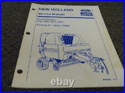 New Holland Ford 630 640 650 660 Round Baler Apron Belts Service Repair Manual