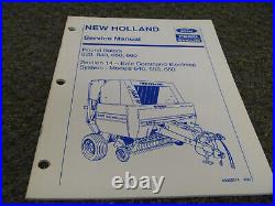 New Holland Ford 630 640 650 660 Round Baler Bale Electric Service Repair Manual