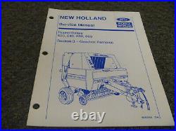 New Holland Ford 630 640 650 660 Round Baler Gearbox Shop Service Repair Manual