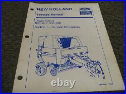 New Holland Ford 630 640 650 660 Round Baler Gen Info Shop Service Repair Manual