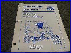New Holland Ford 630 640 650 660 Round Baler PTO Driveline Service Repair Manual
