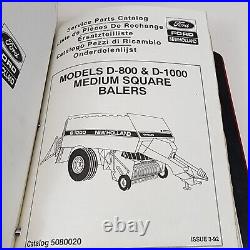 New Holland Ford Binder 310 To 2000 Baler Lot Of 13 Parts Catalogs Tractor