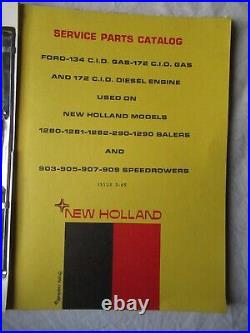 New Holland Ford Engines Service Parts Catalog 1047 Bale Wagon Balers 5 Manuals