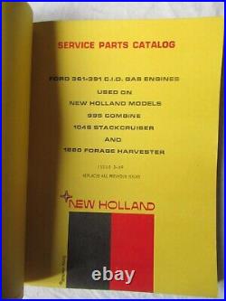 New Holland Ford Engines Service Parts Catalog 1047 Bale Wagon Balers 5 Manuals