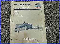 New Holland Ford Models 570 & 575 Baler Owner Operator Maintenance Manual