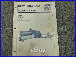 New Holland Ford Models 570 & 575 Baler Owner Operator Maintenance Manual