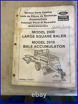 New Holland Ford Tractor Parts Manual Book Catalog 2010 2000 Baler
