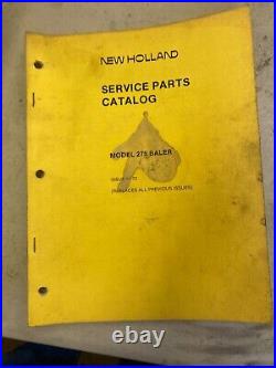 New Holland Ford Tractor Parts Manual Book Catalog 275 Baler