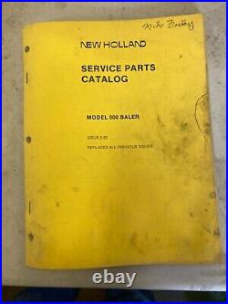New Holland Ford Tractor Parts Manual Book Catalog 500 Baler Wagon