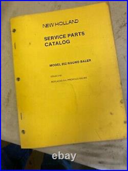 New Holland Ford Tractor Parts Manual Book Catalog 852 Round Baler
