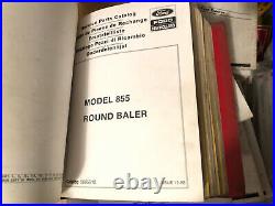 New Holland Huge Binder Round Baler factory parts catalogs Models 847 Thru 858