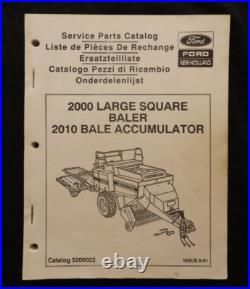New Holland Model 2000 Square Baler 2010 Accumulator Parts Catalog Manual Nice New Holland Model 2000 Square Baler 2010 Accumulator Parts Catalog Manual Nice