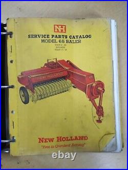 New Holland Model 65 Baler Service Parts Catalog