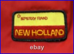 New Holland Red Vinyl Jacket Wind-Breaker New NOS Baler/Combine Advertising Gift