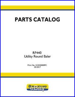 New Holland Rf440 Utility Round Baler Parts Catalog