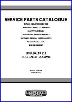 New Holland Roll Baler 125 125 Combi Baler Parts Catalog