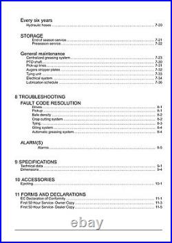 New Holland Roll Baler 125 Baler Operators Manual