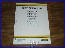 New Holland Roll-Belt 450 460 550 560 Baler Pressing Shop Service Repair Manual