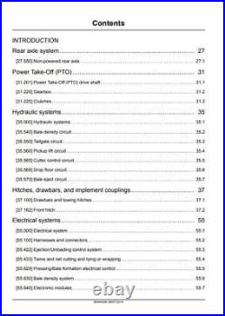 New Holland Roll-Belt 450 460 550 560 Round Baler Service Manual 84544596 USB